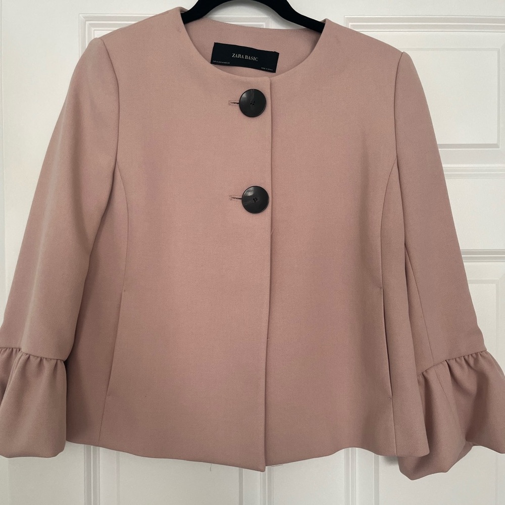 Zara Women's Blush Pink Blazer